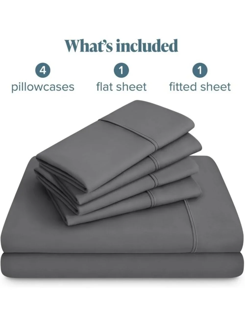 Luxury California King Sheet Set, 6-Piece Extra Soft & Cooling, Deep Pockets